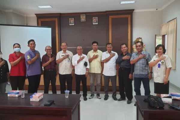 Badan Kesbangpol Kabupaten Jembrana Komitmen Mempercepat Pencairan Banpol 2023
