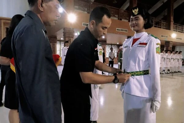 Pengukuhan Paskribaraka Kabupaten Jembrana Tahun 2024